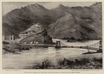The Fort of Chakdara on the River Swat, the Garrison of which has just been Relieved